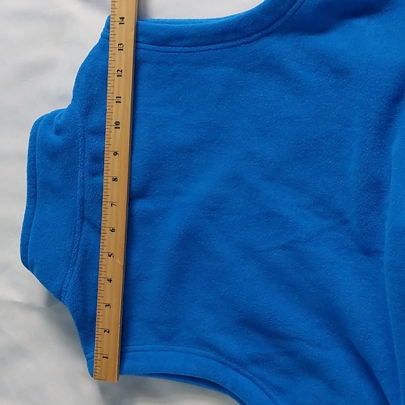 Spring seaon women's fleece vest blue size S - Picture 9 of 10